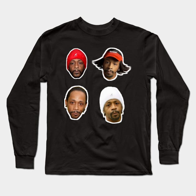 Meme Face Comedian Long Sleeve T-Shirt by Hamsa Merch